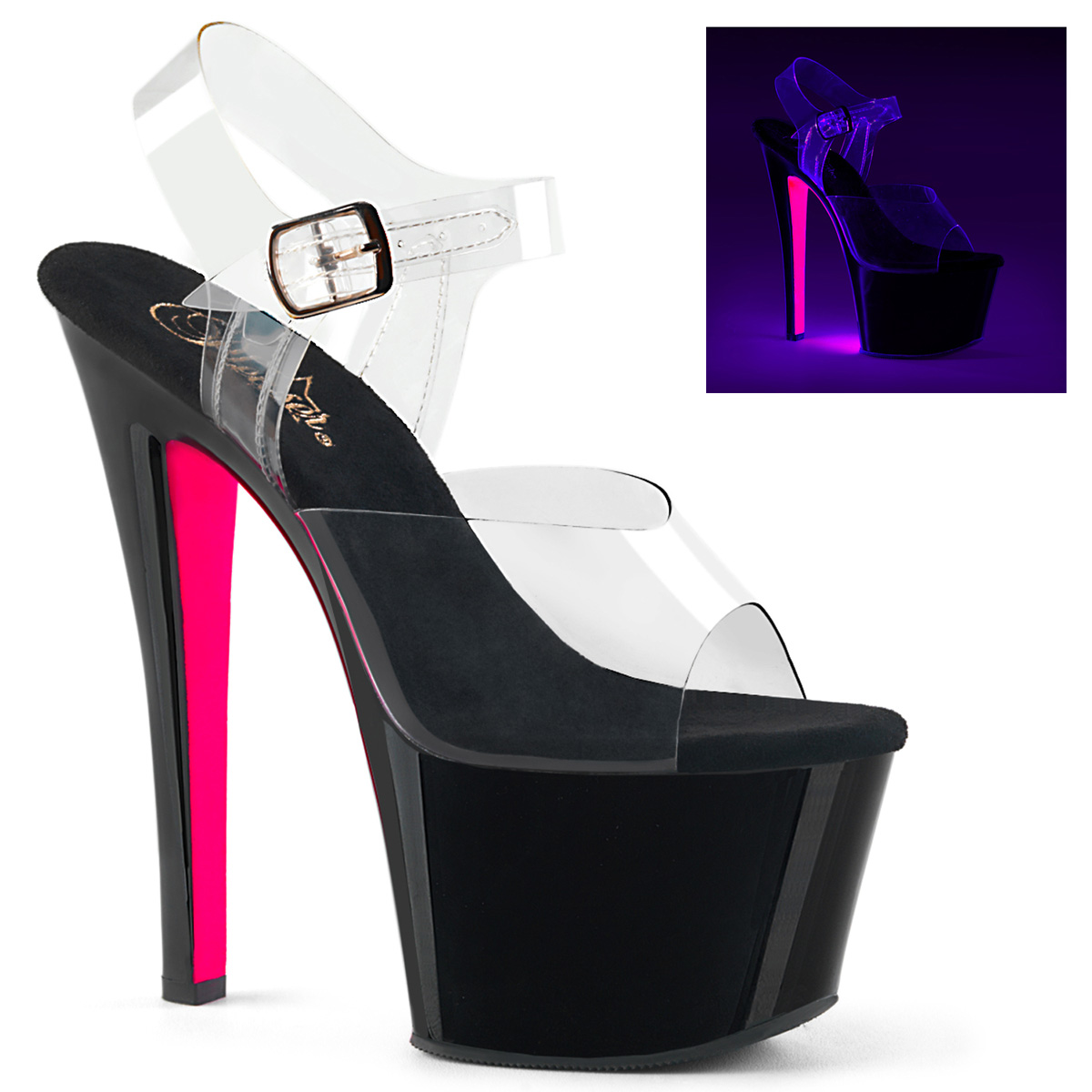 PLEASER Sky-308TT Ankle-Strap Sandal