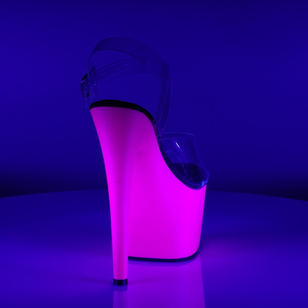 neon purple heels