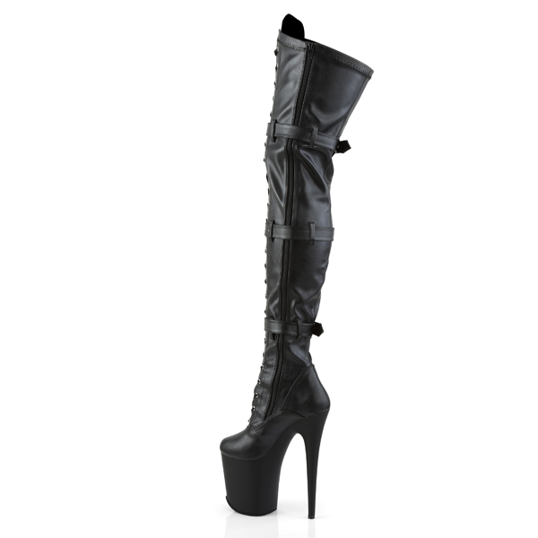 Pleaser flamingo thigh high boots clearance