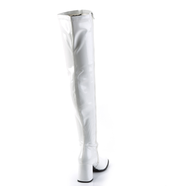 over the knee gogo boots