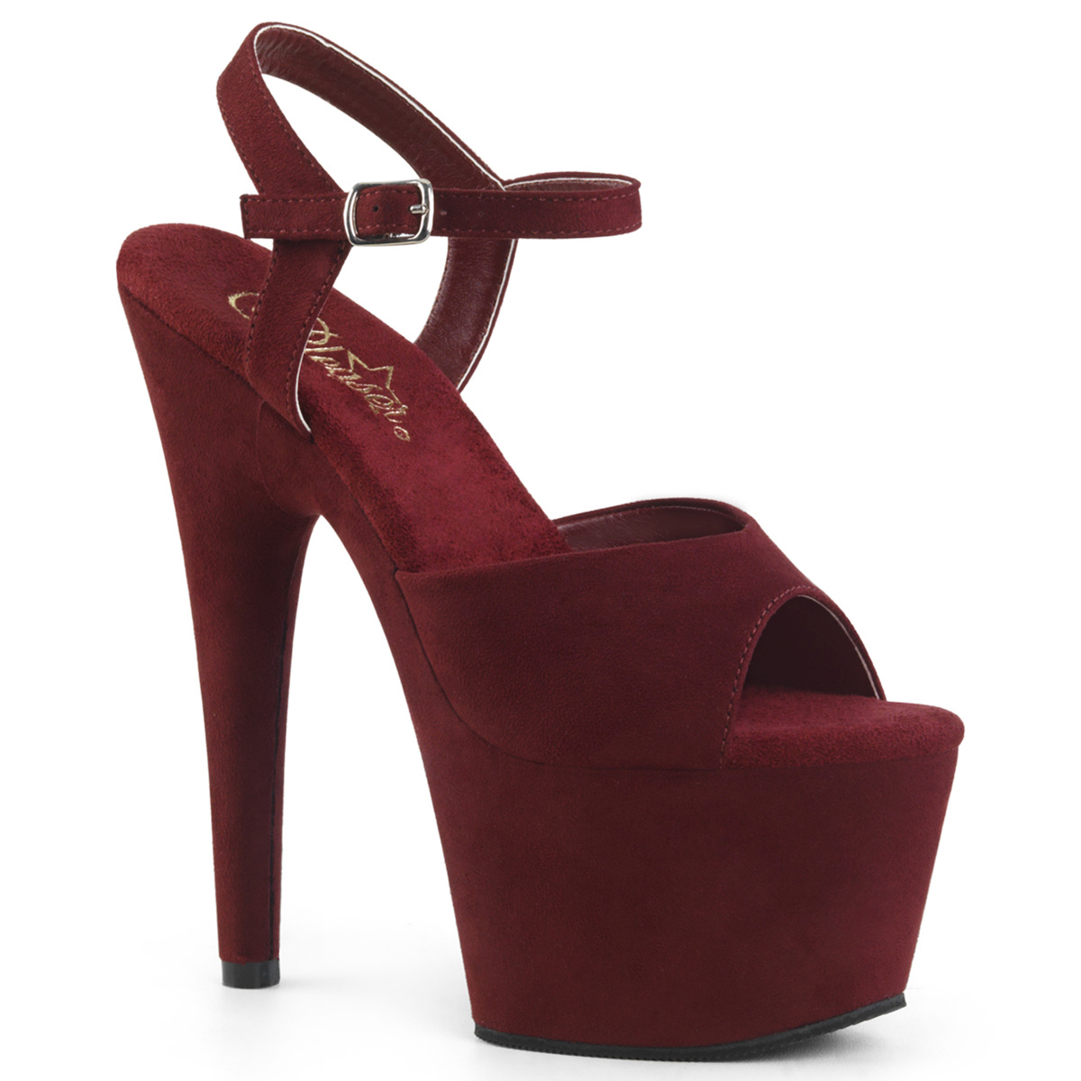 Pleaser Adore 709fs Series7 Heel Ankle Strap Sandal Ebay 
