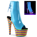 ADORE-1018RBS Fetisch Peep-toe Pride Stövlett UV-reaktiva