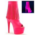ADORE-1019 Fetisch Peep-toe Stövlett UV-reaktiva