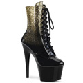 ADORE-1020OMB Fetisch Glitter & paljetter Stövlett Vegan