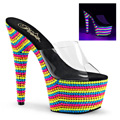 ADORE-701RBS Fetisch Sandal UV-reaktiva