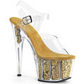 ADORE-708G Fetisch Glitter & paljetter Sandalett Vegan