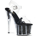 ADORE-708GTG Fetisch Glitter & paljetter Sandalett Vegan