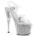 ADORE-708GTG Fetisch Glitter & paljetter Sandalett Vegan