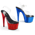ADORE-708HQSQ Fetisch Glitter & paljetter Sandalett Vegan