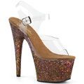 ADORE-708LG Fetisch Glitter & paljetter Sandalett Vegan