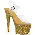 ADORE-708LG Fetisch Glitter & paljetter Sandalett Vegan