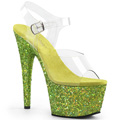 ADORE-708LG Fetisch Glitter & paljetter Sandalett Vegan