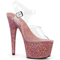 ADORE-708LG Fetisch Glitter & paljetter Sandalett Vegan