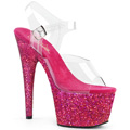 ADORE-708LG Fetisch Glitter & paljetter Sandalett Vegan