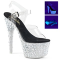 ADORE-708NSK Fetisch Sandalett UV-reaktiva