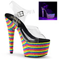 ADORE-708RBS Fetisch Sandalett UV-reaktiva