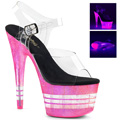 ADORE-708UVLN Fetisch Sandalett UV-reaktiva Vegan