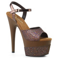 ADORE-709-2G Fetisch Glitter & paljetter Sandalett Vegan