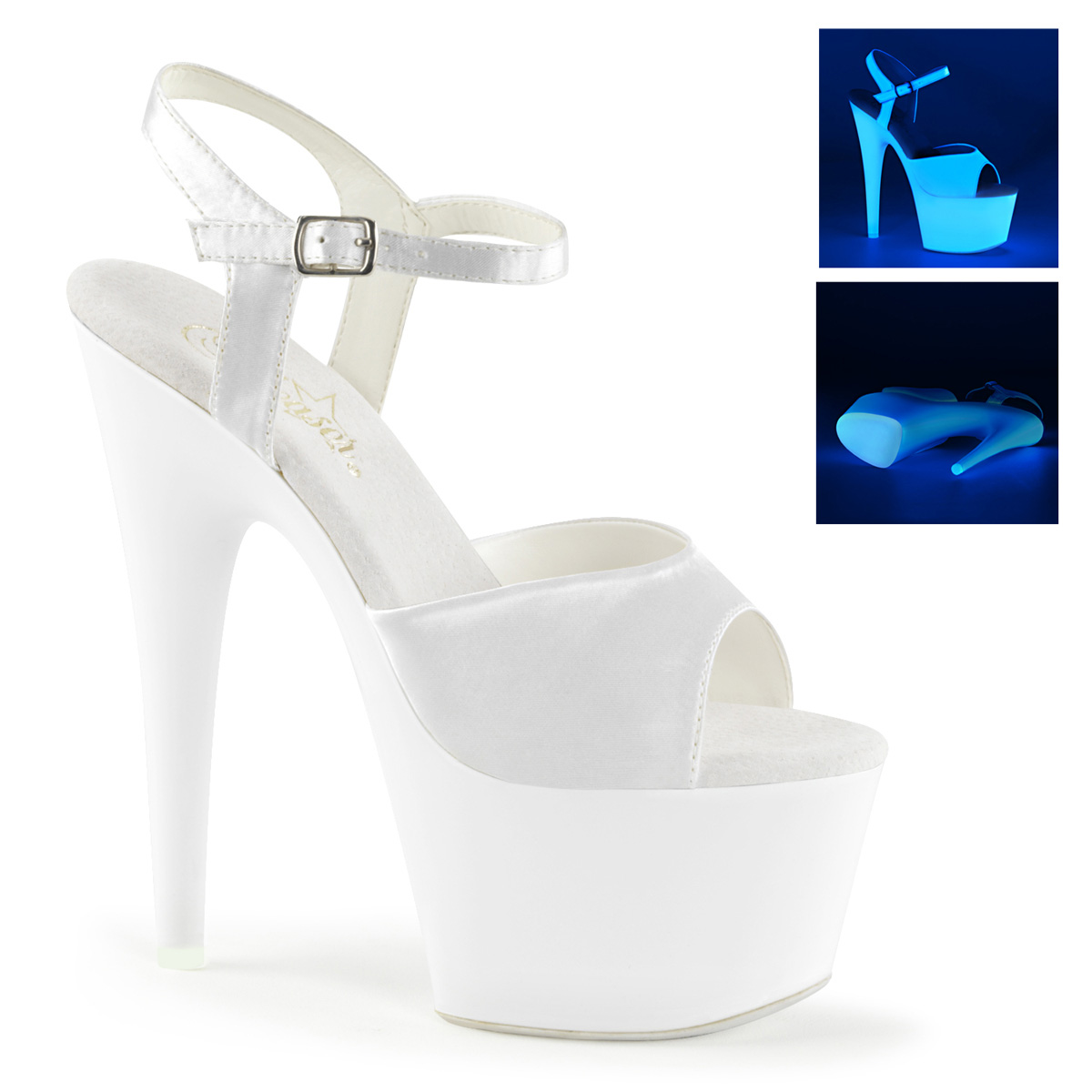 Damens's Pleaser Adore 709uv Ankle Strap Sandale 10 M Damens's Pleaser 709uv Adore 709uv Pleaser Ankle Strap Sandale 10 M 5195df