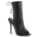 AMUSE-1018 Peep-toe Stilettklack Stövlett Vegan