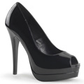 BELLA-12 Peep-toe Pumps Vegan