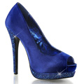 BELLA-12R Glitter & paljetter Peep-toe Pumps Vegan