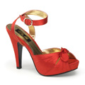 BETTIE-04 Ankelrem Jul & högtider Peep-toe Sandalett Vegan