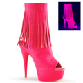 DELIGHT-1019 Fransar Peep-toe Stövlett Trender hösten 2016 UV-reaktiva