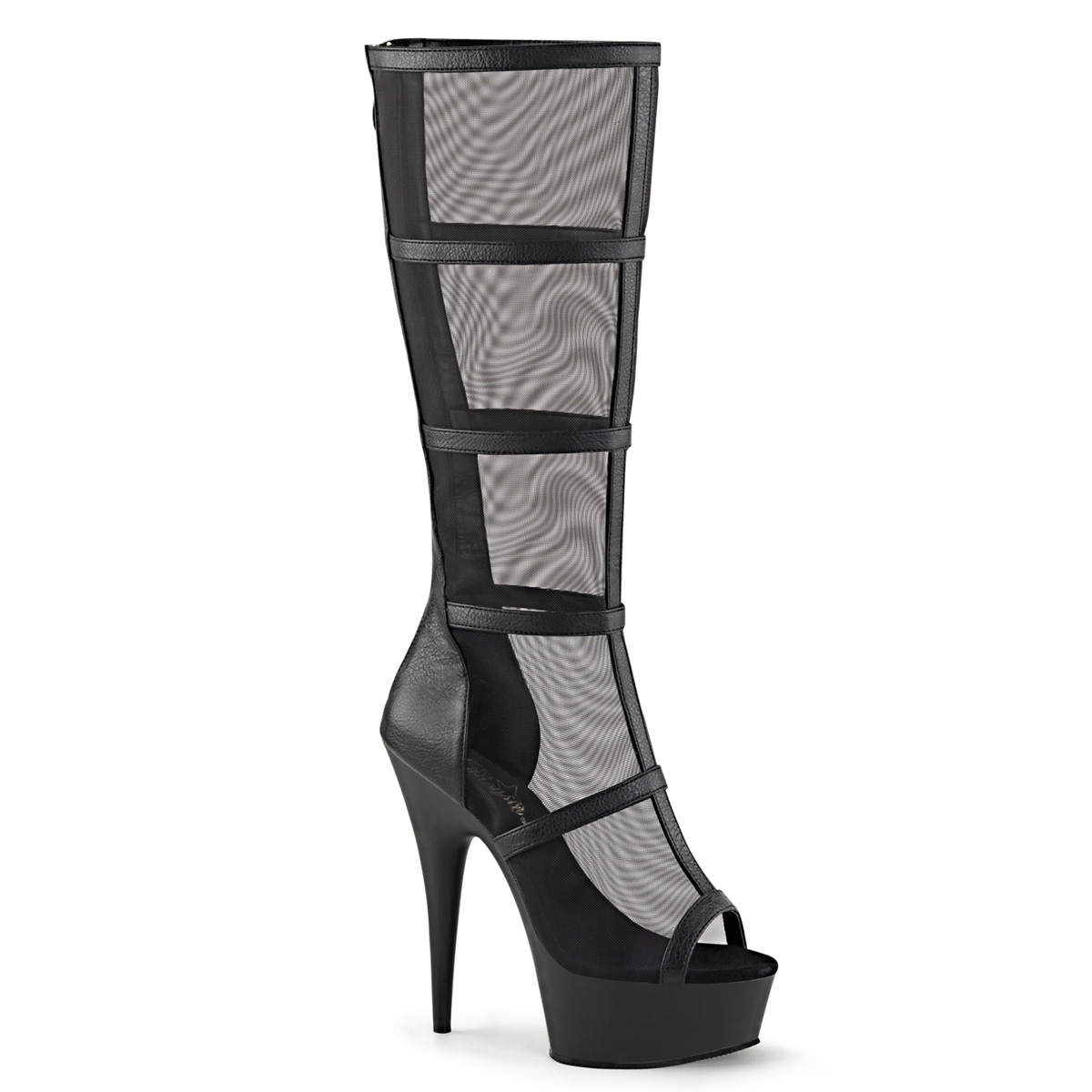 Women's Delight 2031 Knee High Caged Boot Women's Delight 2031 Knee High Caged Boot