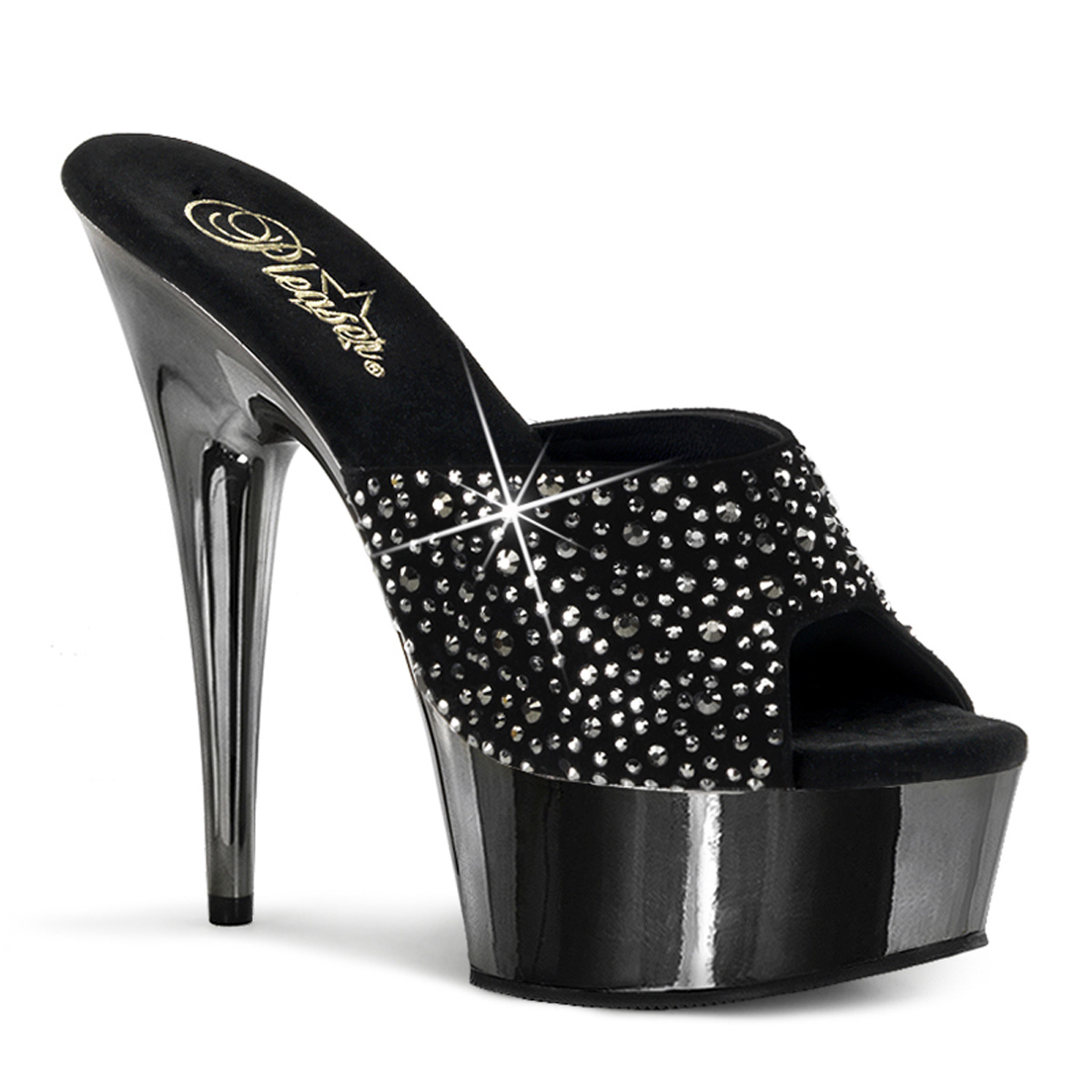 PLEASER Delight 601RS Series 6" Heel Sexy Exotic Platform Slide PLEASER Delight 601RS Heel Series 6
