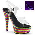 DELIGHT-608RBS Pride Sandalett UV-reaktiva