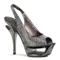 DELUXE-654RS Glitter & paljetter Sandalett
