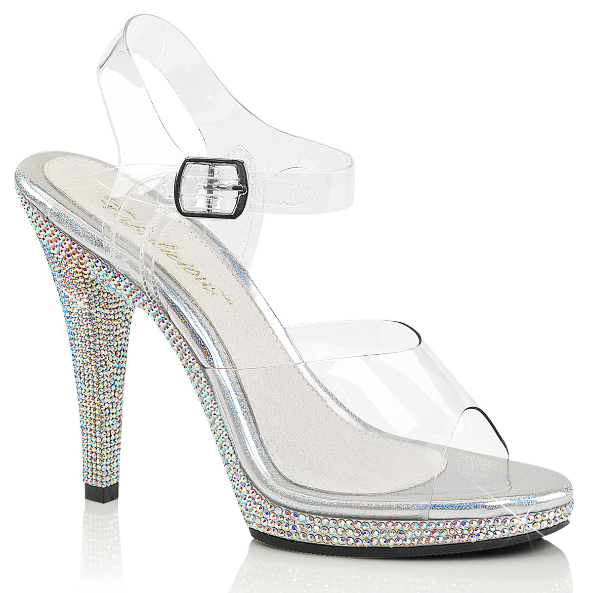FABULICIOUS Flair 408DM 4 1 2" Heel Party Prom Bridal Ankle Strap ... FABULICIOUS Flair 408DM 4 1 2