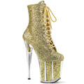 FLAMINGO-1020G Fetisch Glitter & paljetter Stövlett Vegan