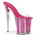 FLAMINGO-801SRS Fetisch Glitter & paljetter Sandal
