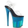 FLAMINGO-808-2HGM Fetisch Glitter & paljetter Sandalett Vegan