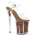 FLAMINGO-808GF Fetisch Glitter & paljetter Sandalett Vegan