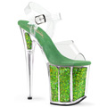 FLAMINGO-808GF Fetisch Glitter & paljetter Sandalett Vegan