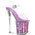 FLAMINGO-808GF Fetisch Glitter & paljetter Sandalett Vegan