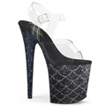FLAMINGO-808MSLG Fetisch Glitter & paljetter Sandalett Vegan