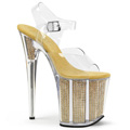 FLAMINGO-808SRS Fetisch Glitter & paljetter Sandalett