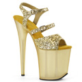 FLAMINGO-874 Fetisch Glitter & paljetter Sandalett Vegan