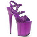 FLAMINGO-874 Fetisch Glitter & paljetter Sandalett Vegan