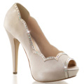 LOLITA-05 Bröllop Peep-toe Pumps Trender våren 2017 Vegan