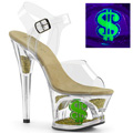 MOON-708USD Fetisch Sandalett UV-reaktiva