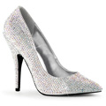 SEDUCE-420RS Bröllop Glitter & paljetter Pumps Vegan