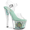 SKY-308CF Fetisch Glitter & paljetter Sandalett Vegan