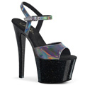 SKY-309HG Fetisch Glitter & paljetter Peep-toe Sandalett Vegan
