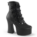 SLUSH-60 Bred klack Steampunk Stövlett Vegan