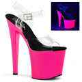 TABOO-708UV Fetisch Sandalett UV-reaktiva